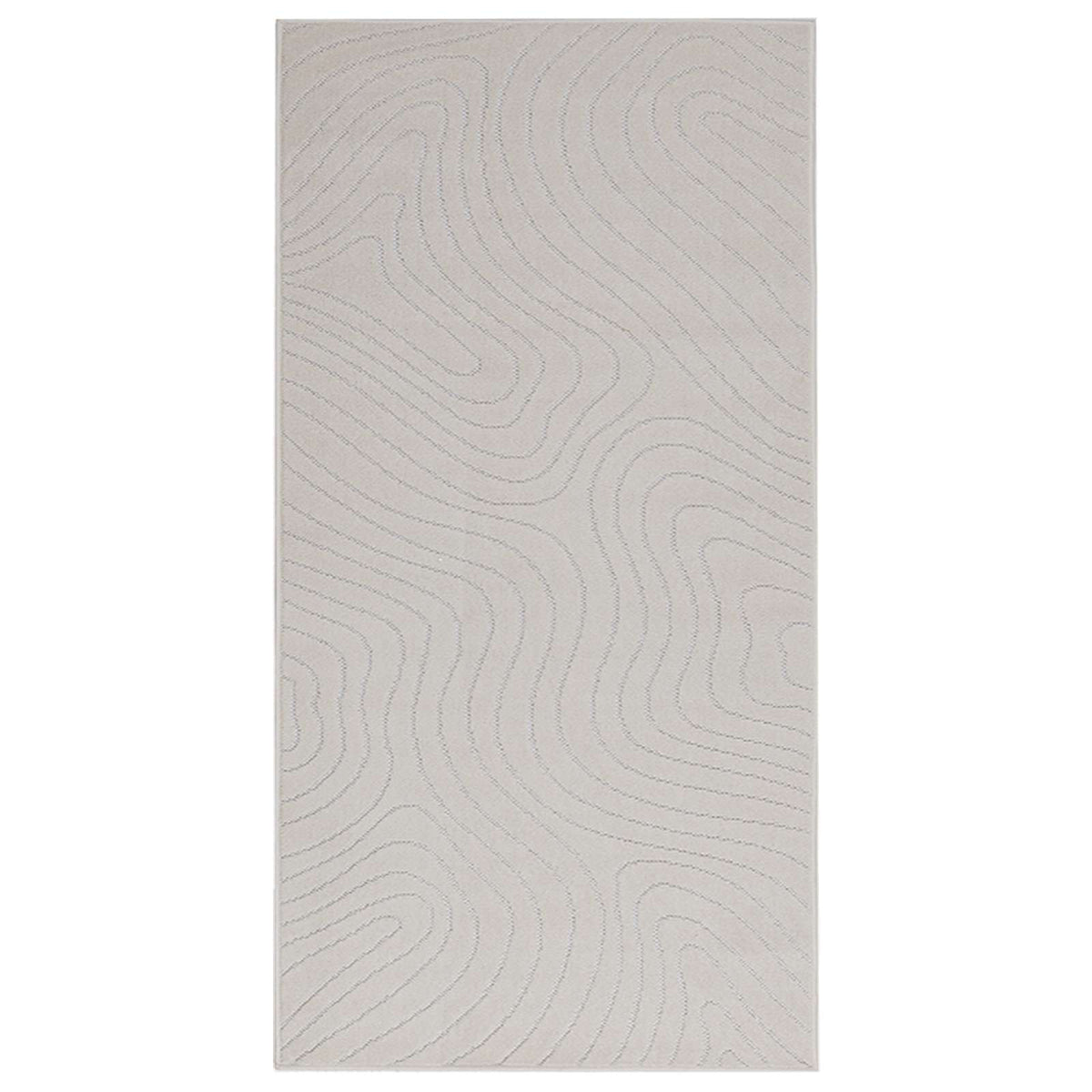Vidaxx tapis rectangulaire huarte crème 150 x 80 cm polyester