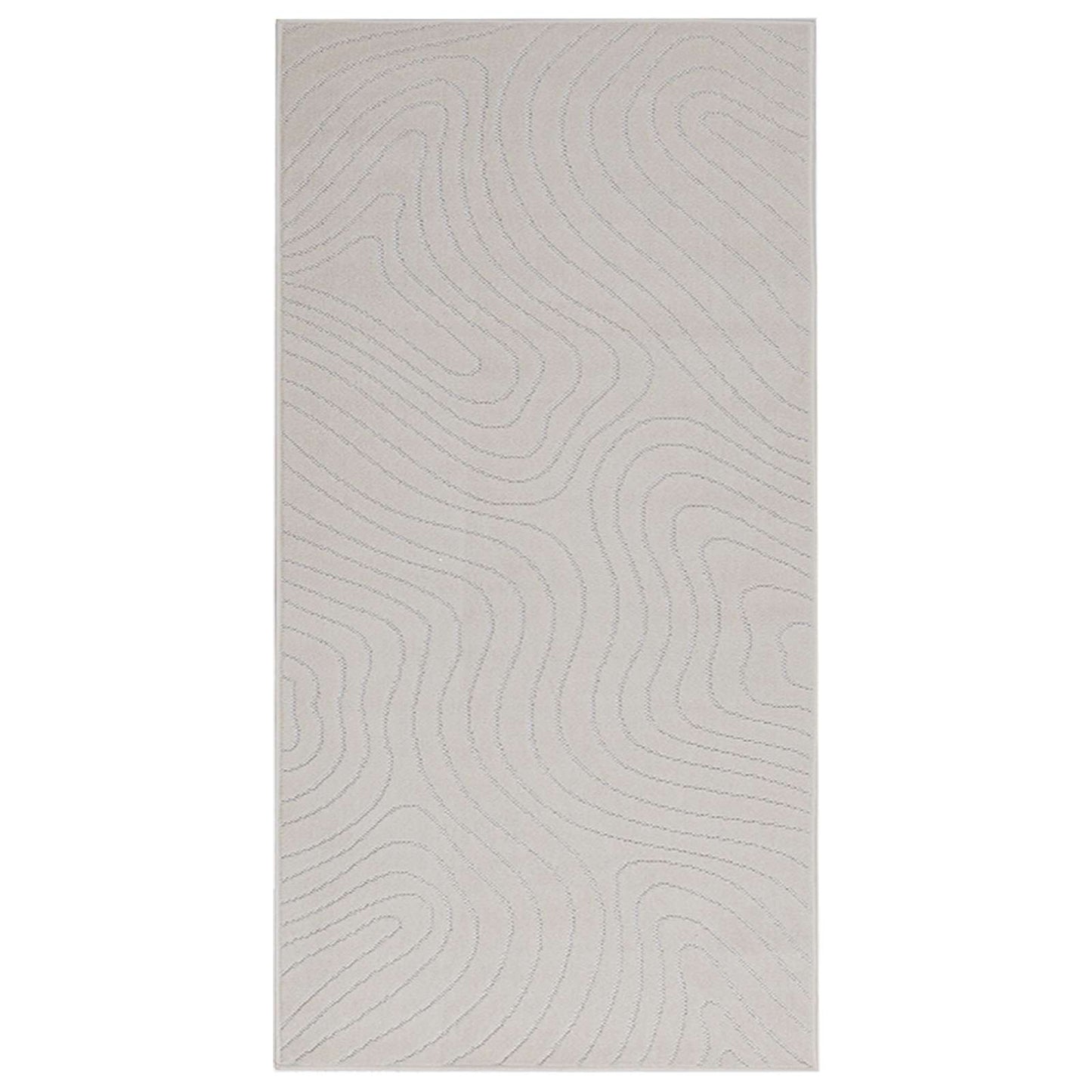 Vidaxx tapis rectangulaire huarte crème 200 x 80 cm polyester
