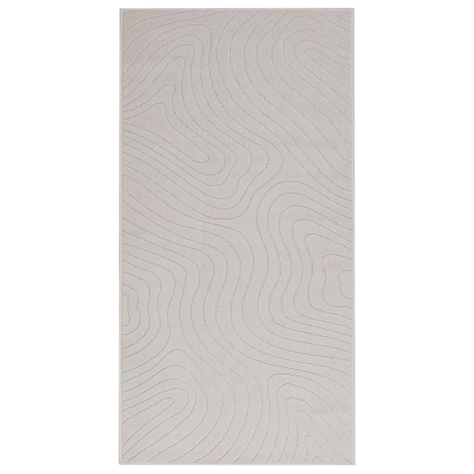 Vidaxx tapis rectangulaire huarte crème 200 x 80 cm polyester