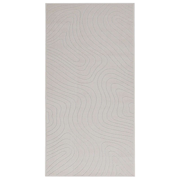 Vidaxx tapis rectangulaire huarte crème 200 x 80 cm polyester
