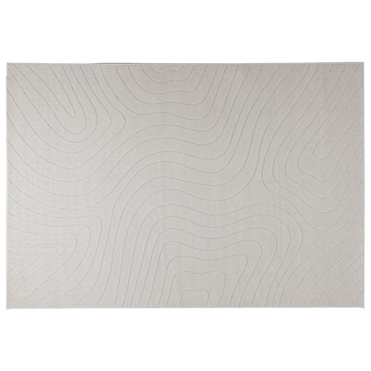 Vidaxx tapis rectangulaire huarte crème 230 x 160 cm polyester