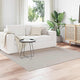 Vidaxx tapis carré huarte crème 200 x 200 cm polyester