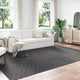 Vidaxx tapis rectangulaire huarte anthracite 280 x 200 cm polyester