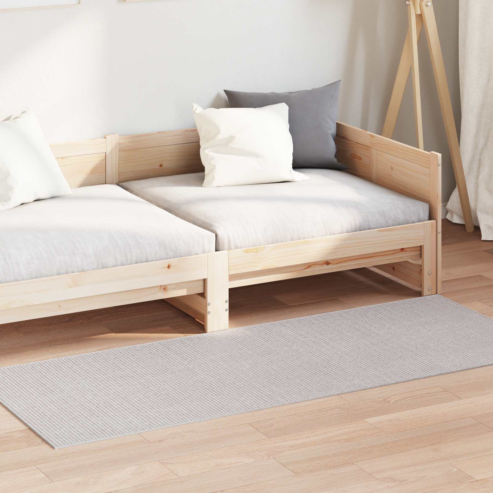 Vidaxx tapis rectangulaire huarte crème 150 x 80 cm polyester
