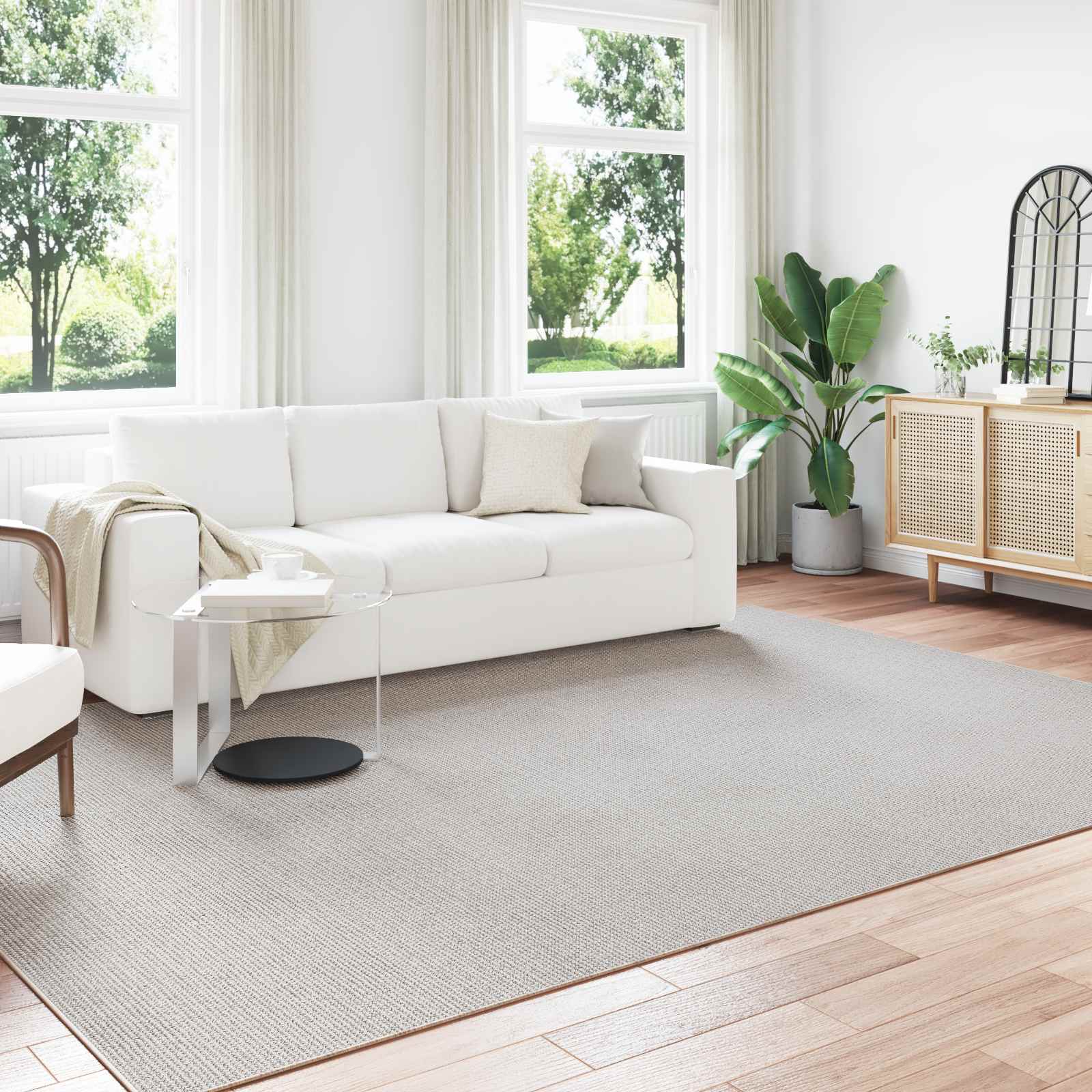 Vidaxx tapis rectangulaire huarte crème 280 x 200 cm polyester