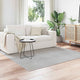 Vidaxx tapis carré huarte crème 120 x 120 cm polyester