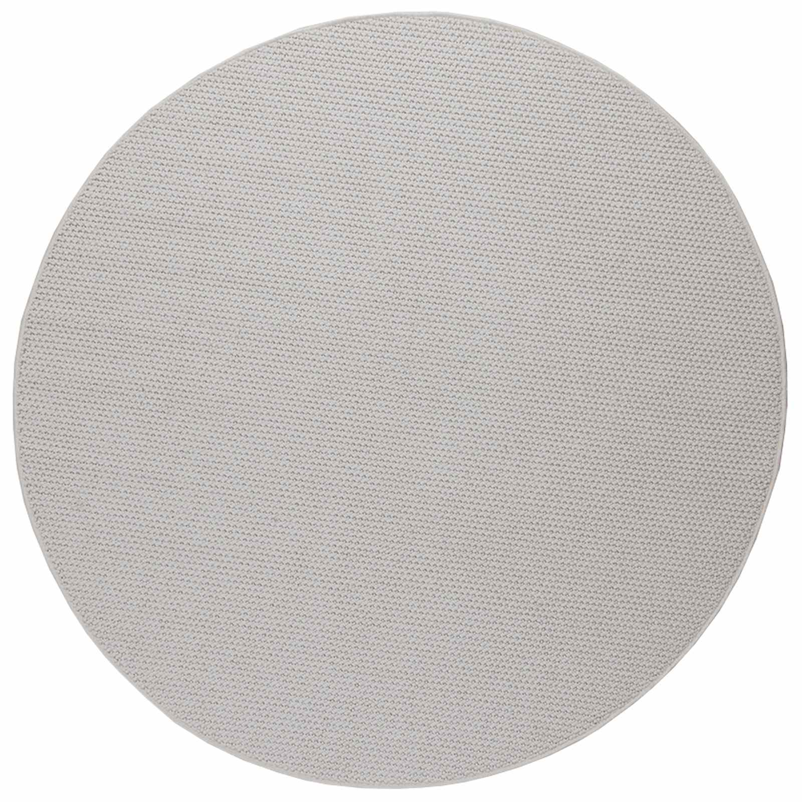 VidaXL tapis rond huarte crème ø 120 cm polyester