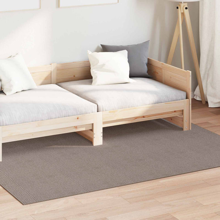 VidaXL tapis huarte crème et taupe 230 x 160 cm polyester