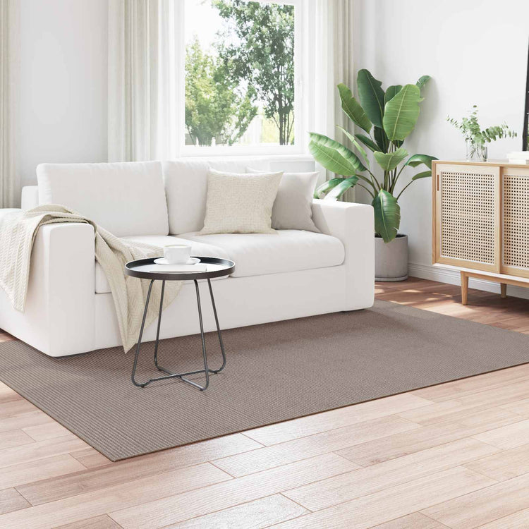 VidaXL tapis huarte crème et taupe 230 x 160 cm polyester