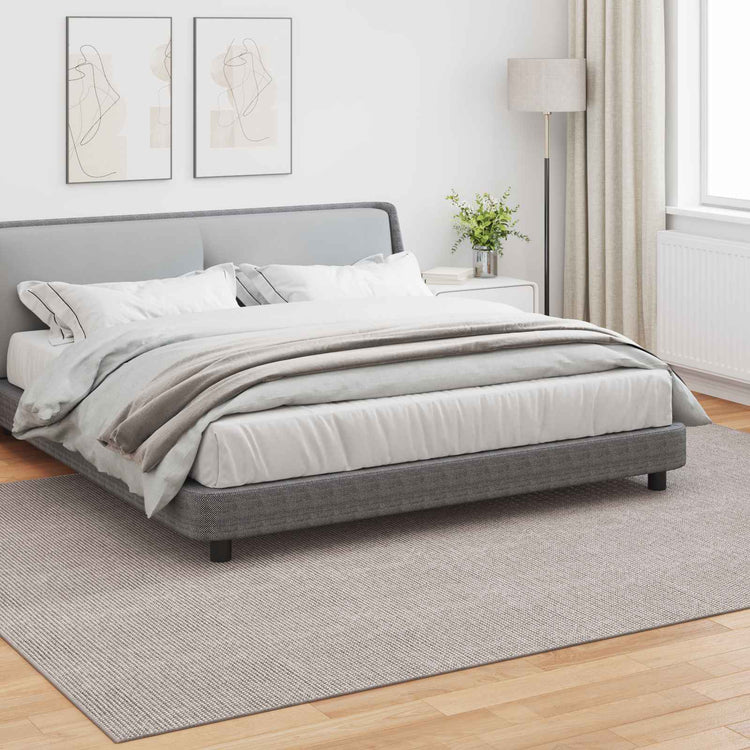 VidaXL tapis huarte crème et taupe 340 x 240 cm polyester