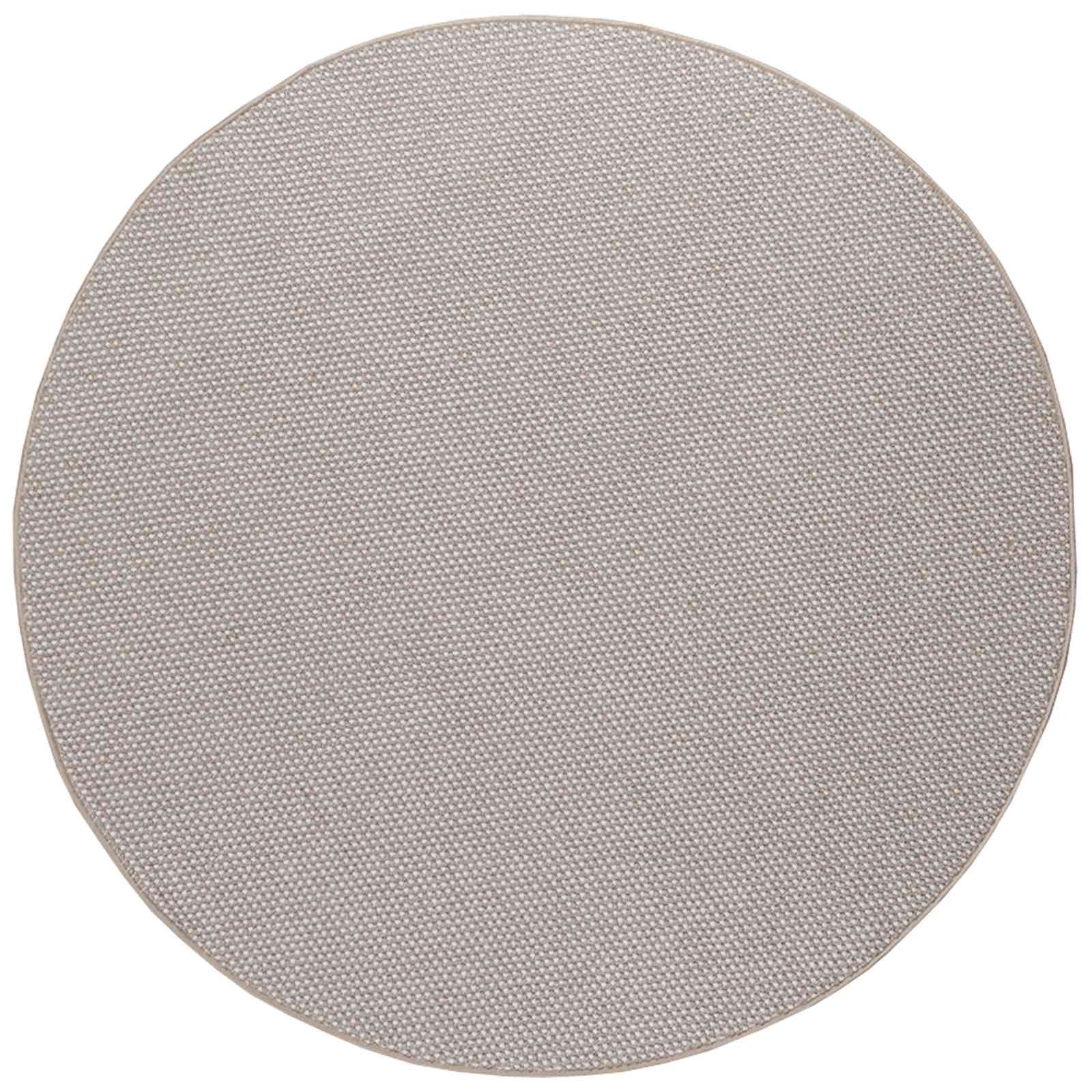VidaXL tapis rond huarte crème et taupe ø 120 cm polyester