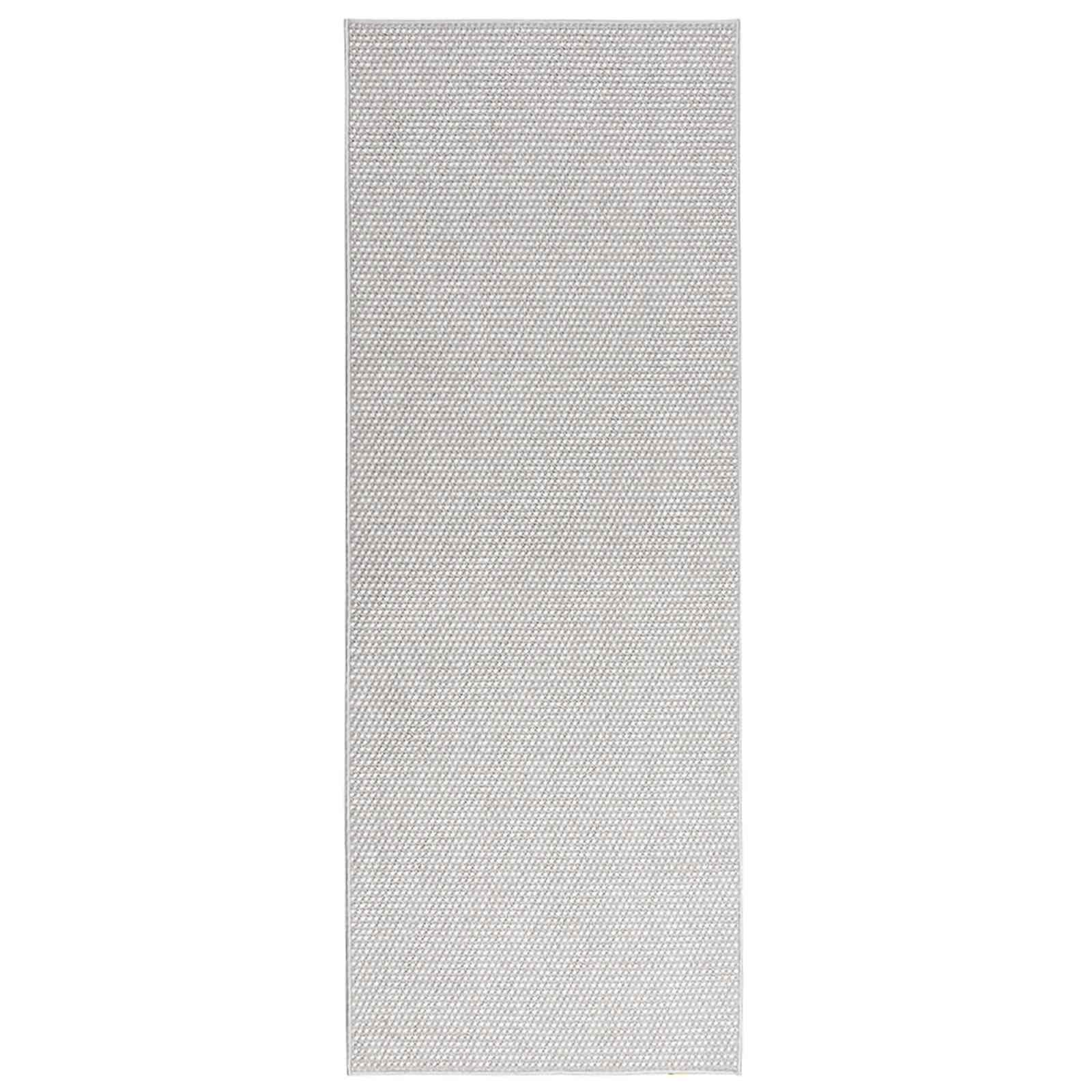 Vidaxl tapis huarte crème et gris 150 x 80 cm polyester