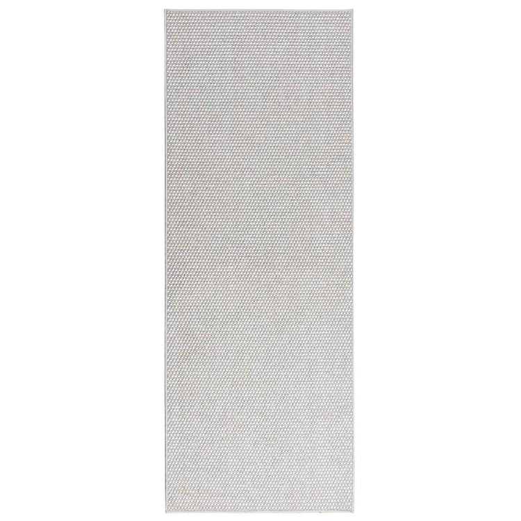 Vidaxl tapis huarte crème et gris 200 x 80 cm polyester
