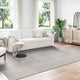 VidaXL tapis huarte crème et gris 340 x 240 cm polyester