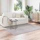Vidaxx tapis huarte crème et gris 120 x 120 cm polyester