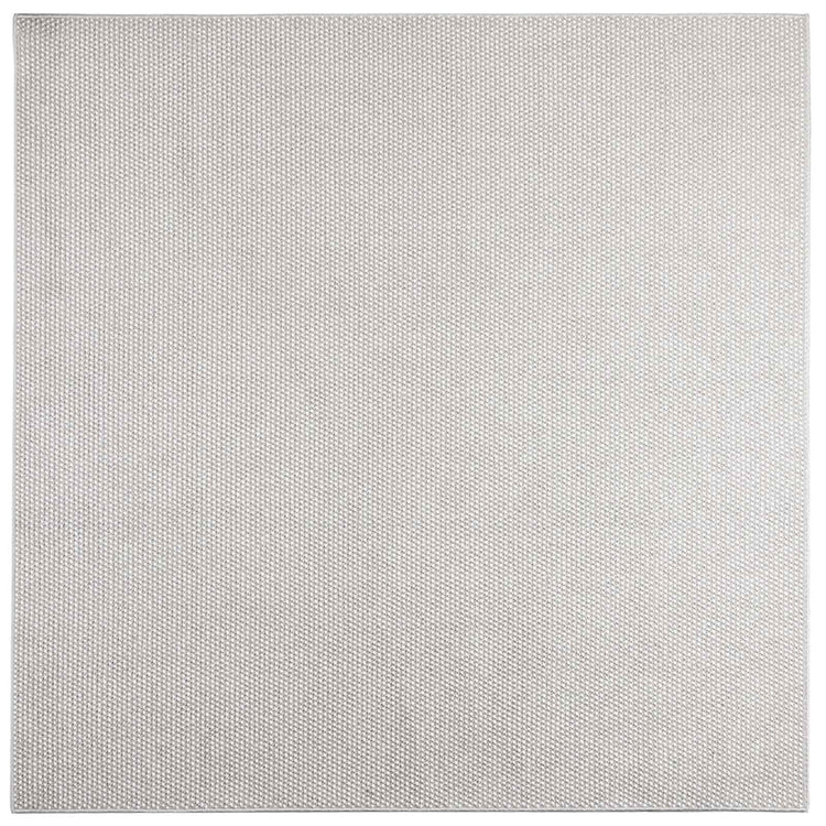 VidaXL tapis huarte crème et gris 240 x 240 cm polyester
