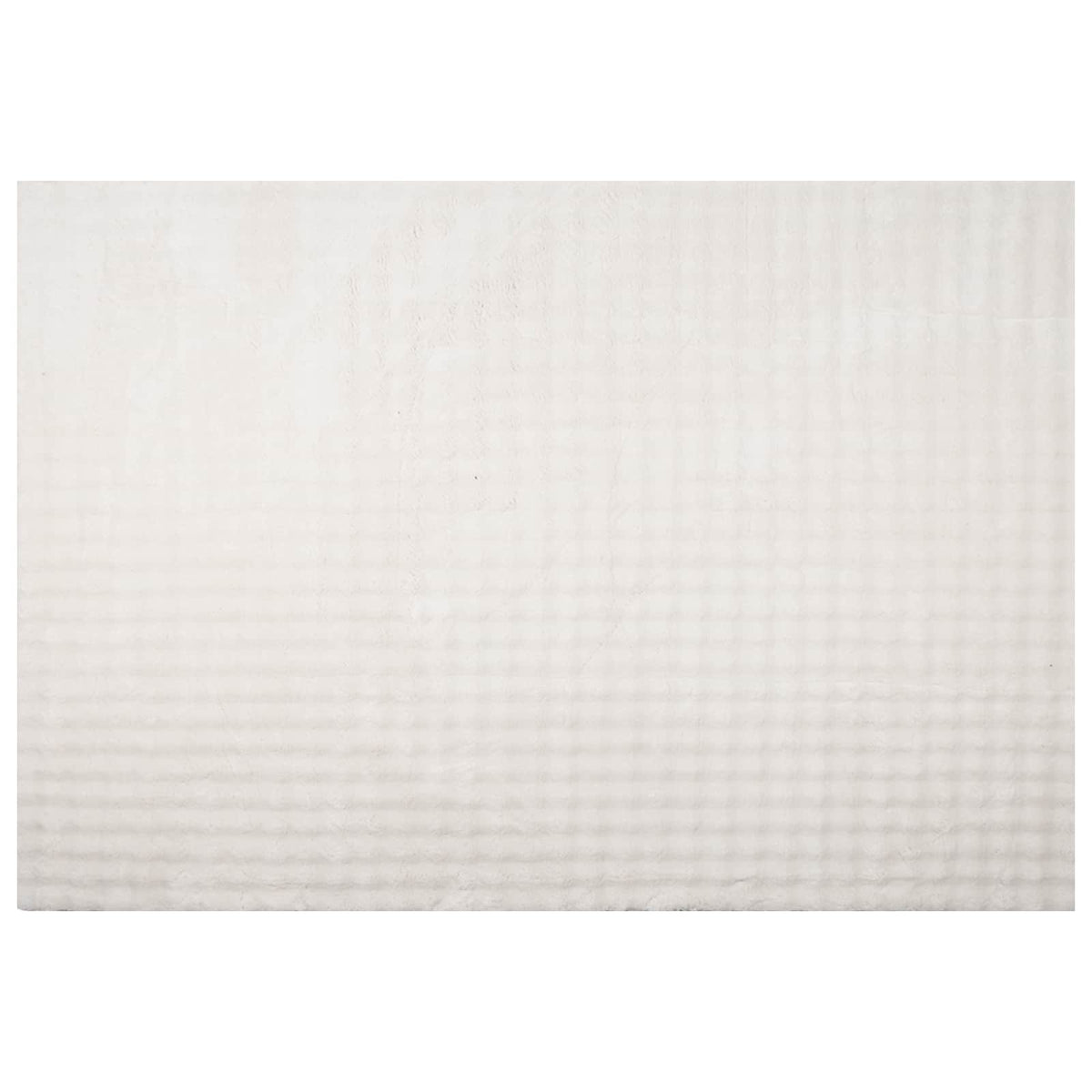 VidaXL tapis rectangulaire huarte crème 170 x 120 cm polyester