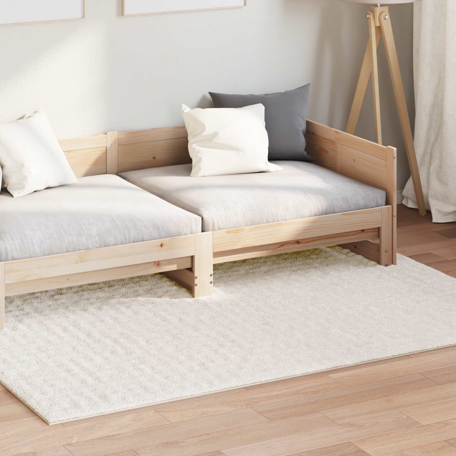 Vidaxx tapis rectangulaire huarte crème 200 x 140 cm polyester