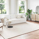 Vidaxx tapis rectangulaire huarte crème 280 x 200 cm polyester
