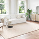 Vidaxx tapis rectangulaire huarte beige 340 x 240 cm polyester