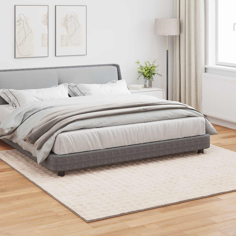 Vidaxx tapis carré huarte beige 240 x 240 cm polyester