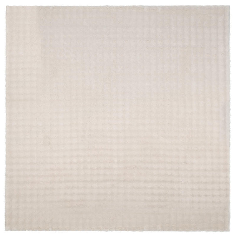 Vidaxx tapis carré huarte beige 240 x 240 cm polyester