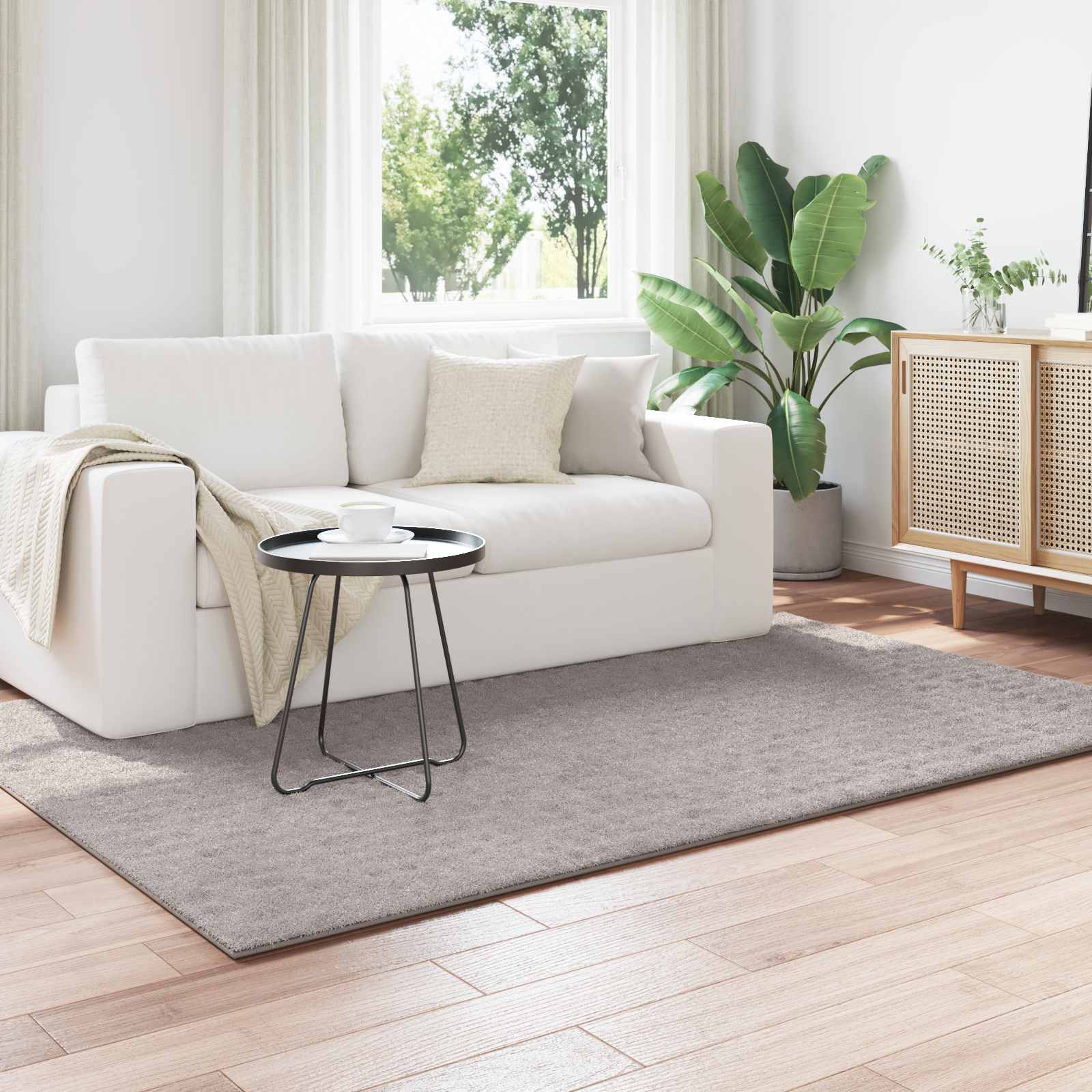 Vidaxx tapis rectangulaire huarte sable 170 x 120 cm polyester