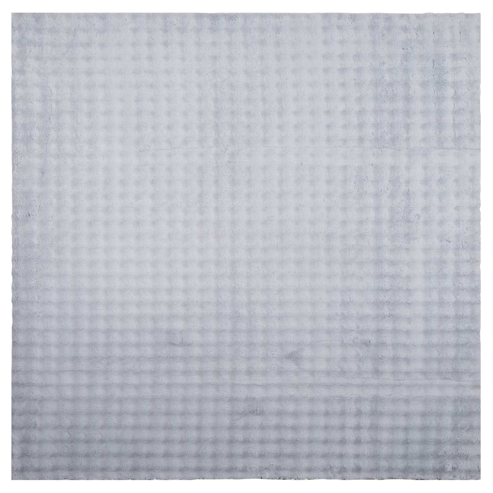 Vidaxx tapis carré huarte gris 120 x 120 cm polyester
