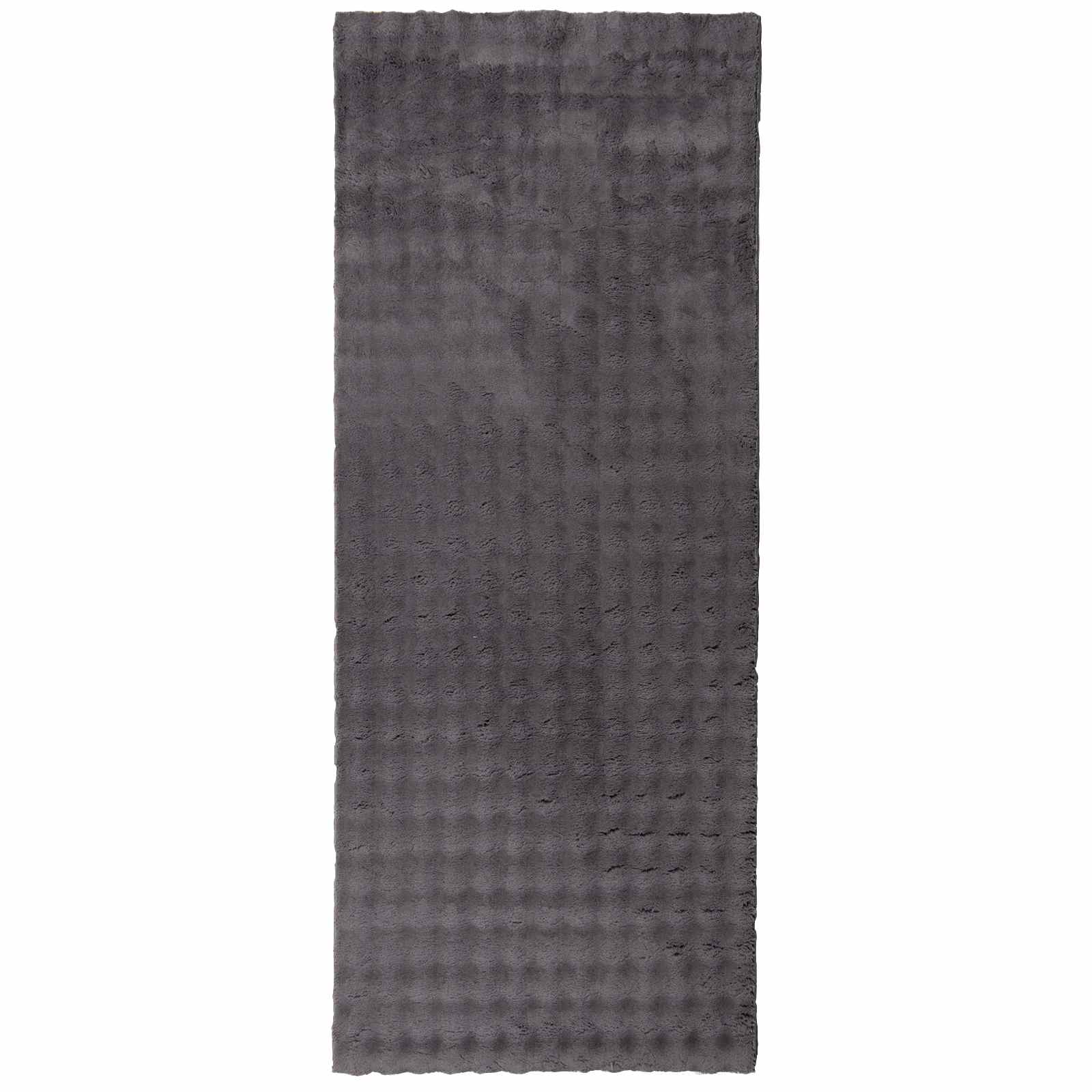 VidaXL tapis rectangulaire huarte anthracite 150 x 80 cm polyester