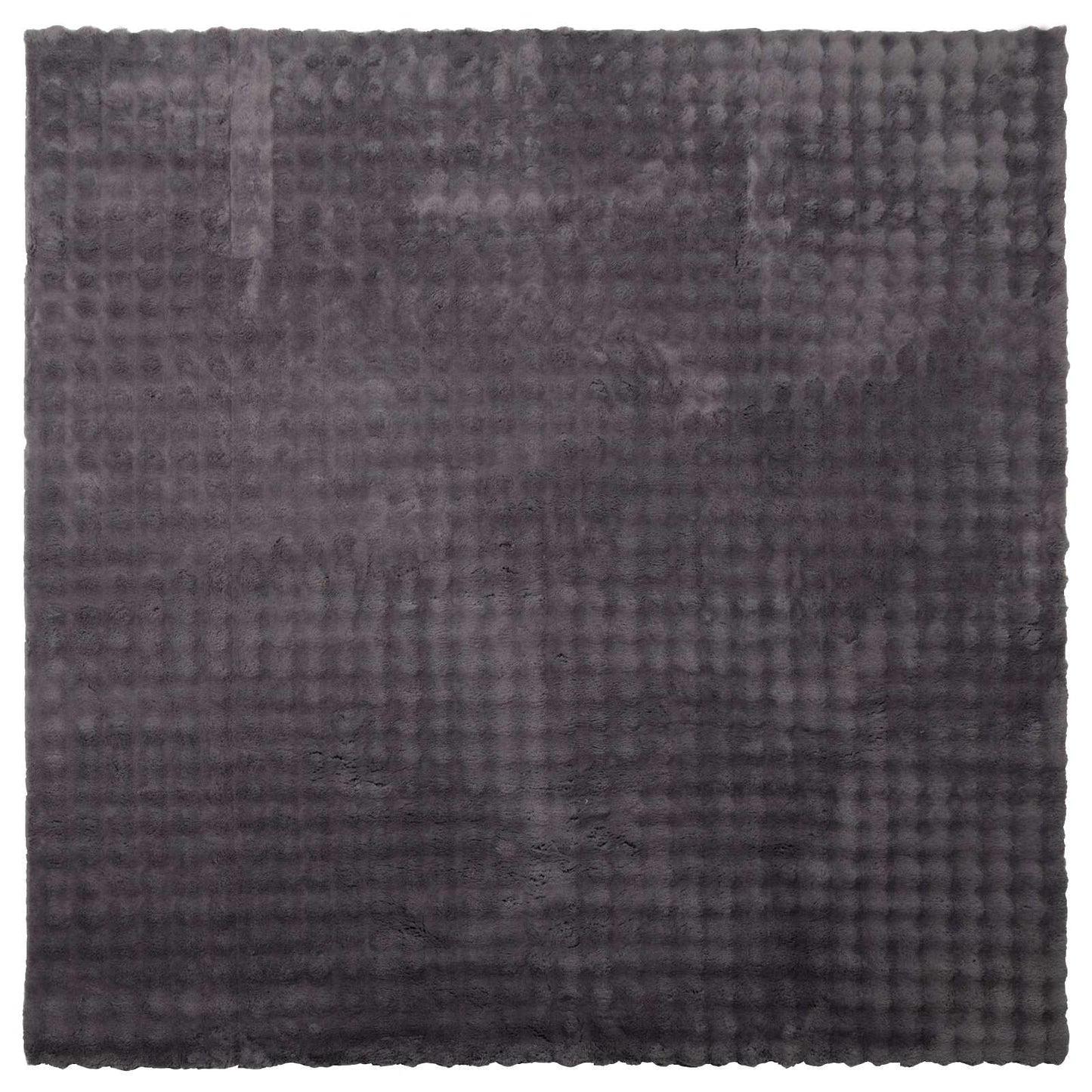 Vidaxx tapis carré huarte anthracite 120 x 120 cm polyester