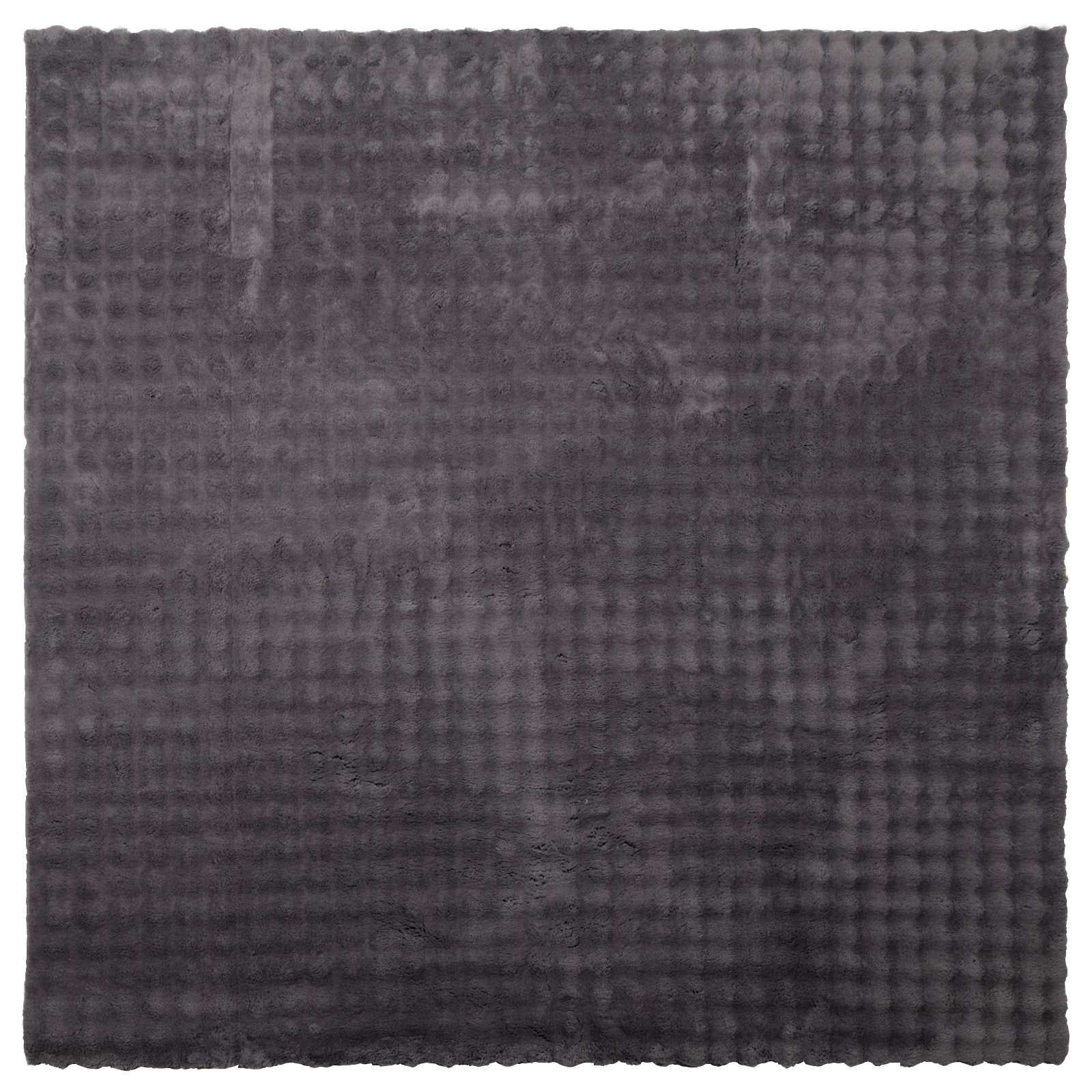 Vidaxx tapis carré huarte anthracite 120 x 120 cm polyester