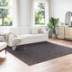 Vidaxx tapis carré huarte anthracite 240 x 240 cm polyester