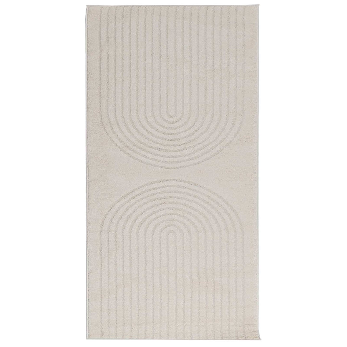 Vidaxx tapis rectangulaire huarte crème 200 x 80 cm polyester