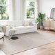Vidaxx tapis rectangulaire huarte crème 280 x 200 cm polyester
