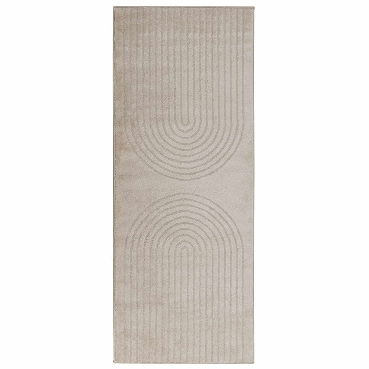 Vidaxx tapis rectangulaire huarte beige 200 x 80 cm polyester