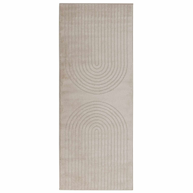 Vidaxx tapis rectangulaire huarte beige 200 x 80 cm polyester