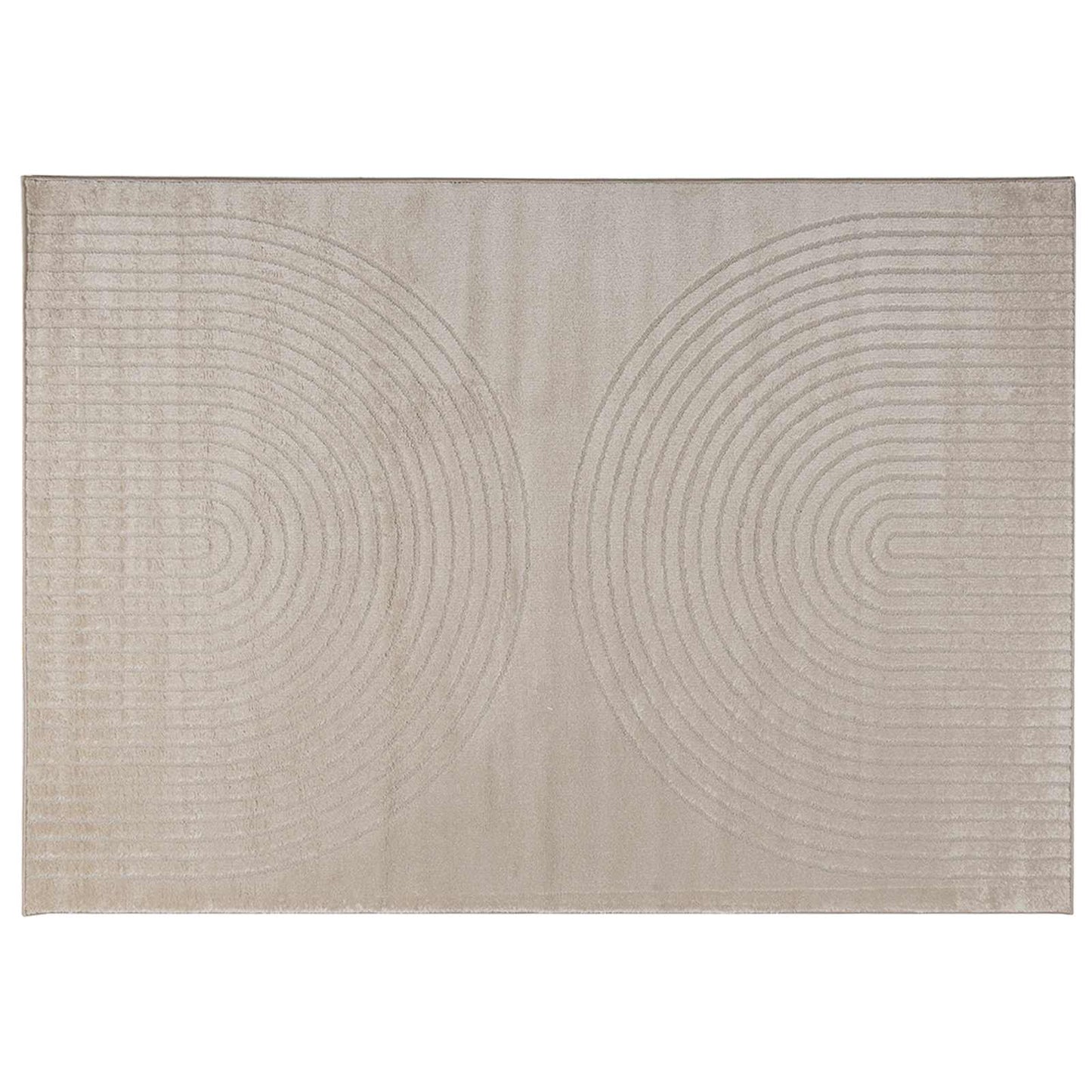 Vidaxx tapis rectangulaire huarte beige 170 x 120 cm polyester