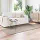 VidaXL tapis rectangulaire huarte beige 200 x 140 cm polyester