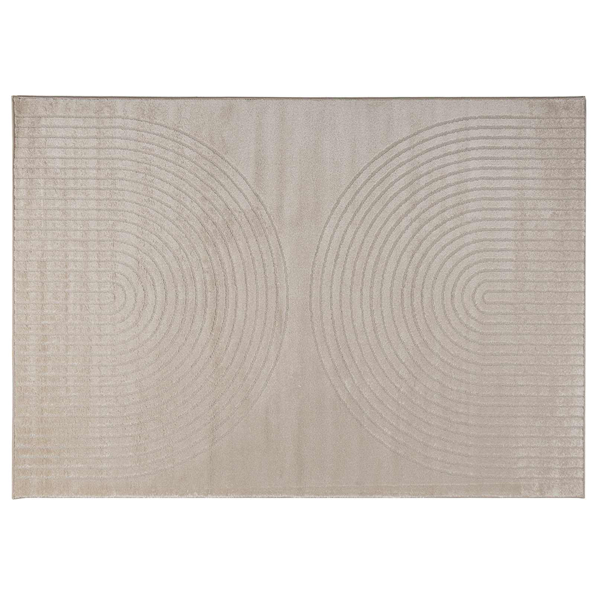 Vidaxx tapis rectangulaire huarte beige 280 x 200 cm polyester