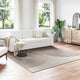 Vidaxx tapis carré huarte beige 240 x 240 cm polyester