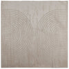 Vidaxx tapis carré huarte beige 240 x 240 cm polyester