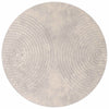 VidaXL tapis rond huarte beige ø 160 cm polyester