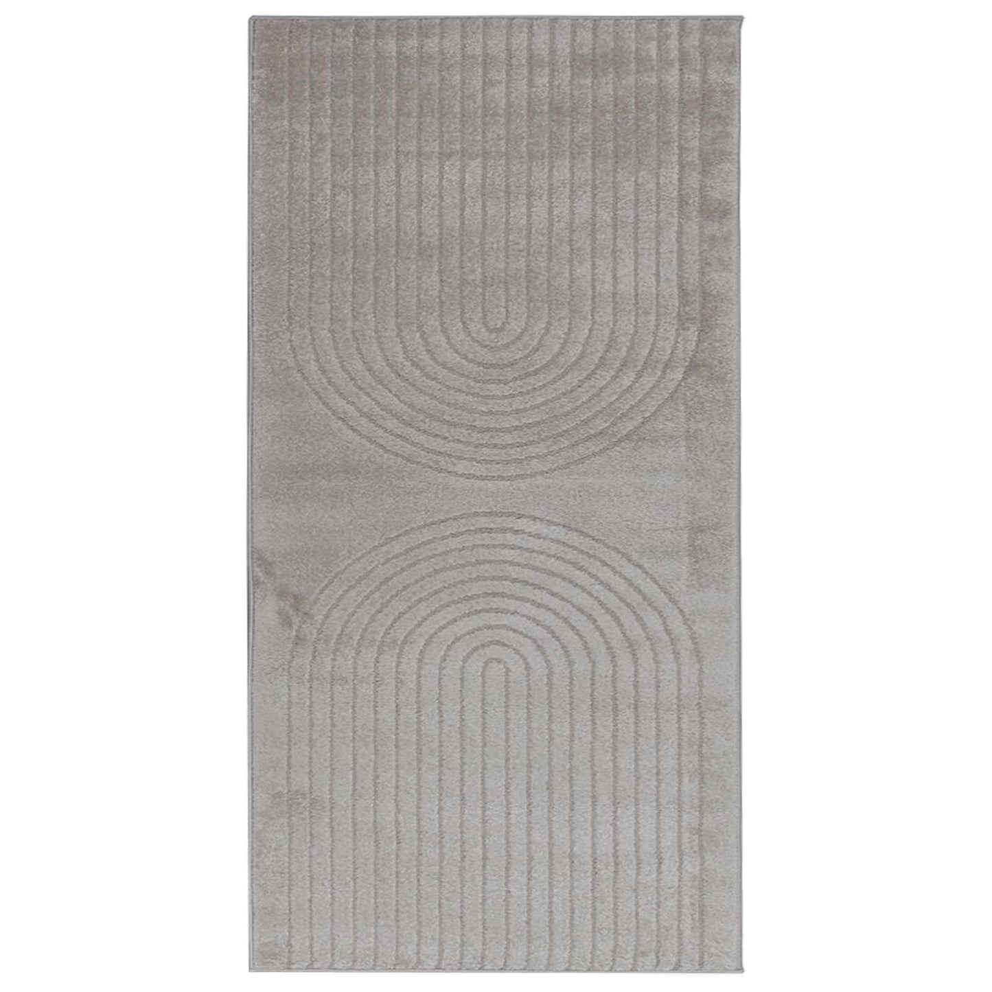 Vidaxx tapis rectangulaire huarte gris 150 x 80 cm polyester