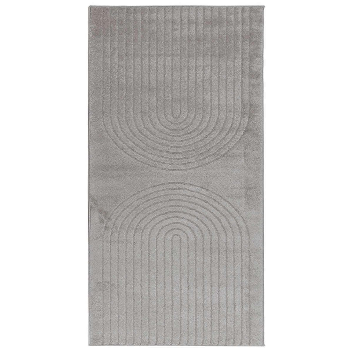 Vidaxx tapis rectangulaire huarte gris 150 x 80 cm polyester