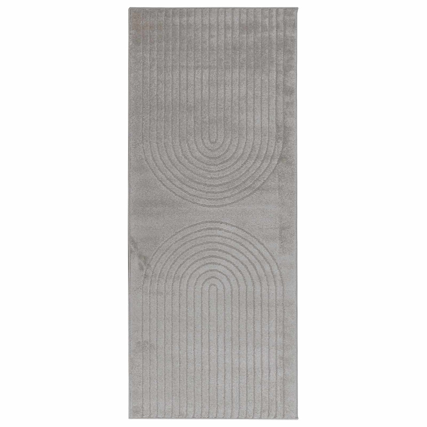 Vidaxx tapis rectangulaire huarte gris 200 x 80 cm polyester