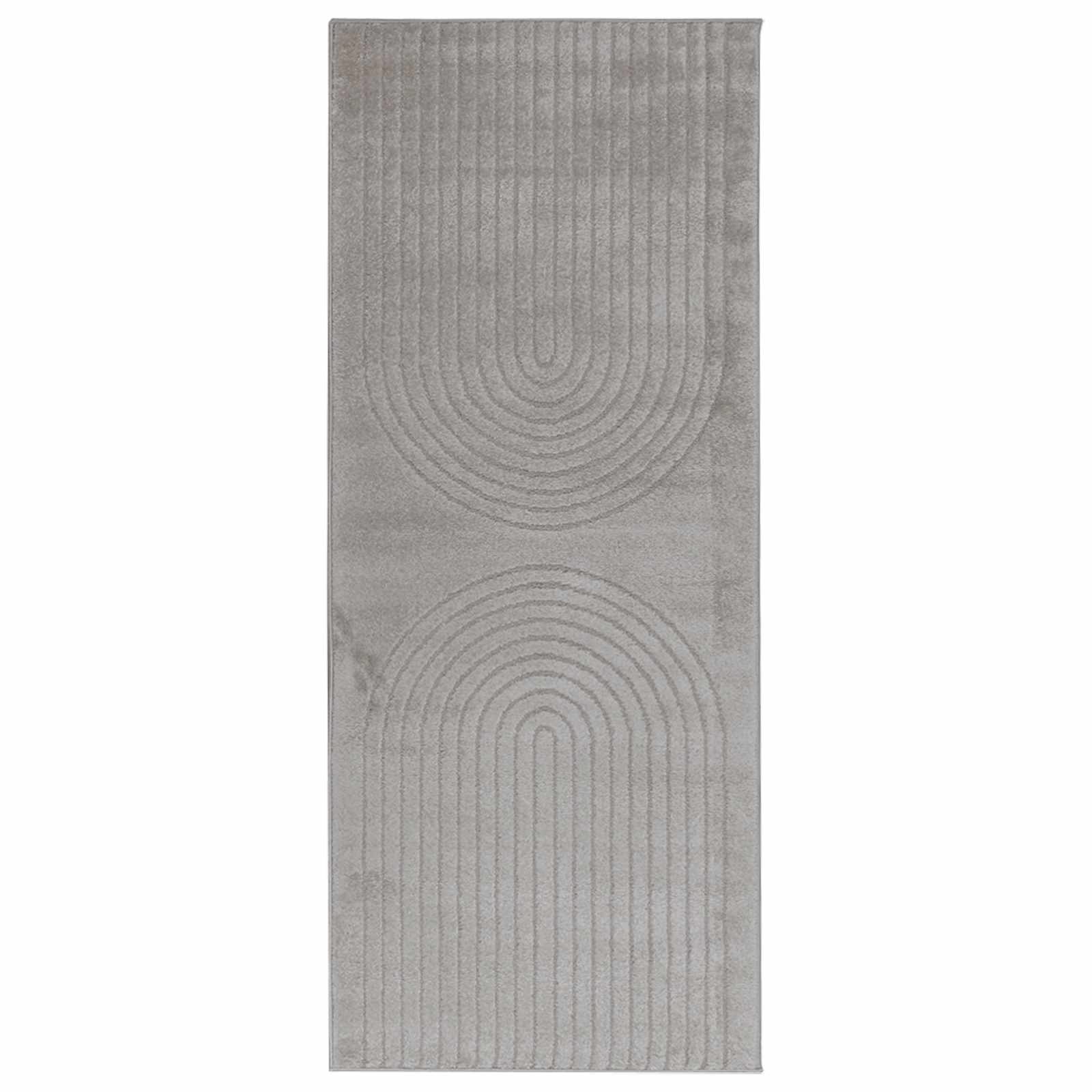 Vidaxx tapis rectangulaire huarte gris 200 x 80 cm polyester
