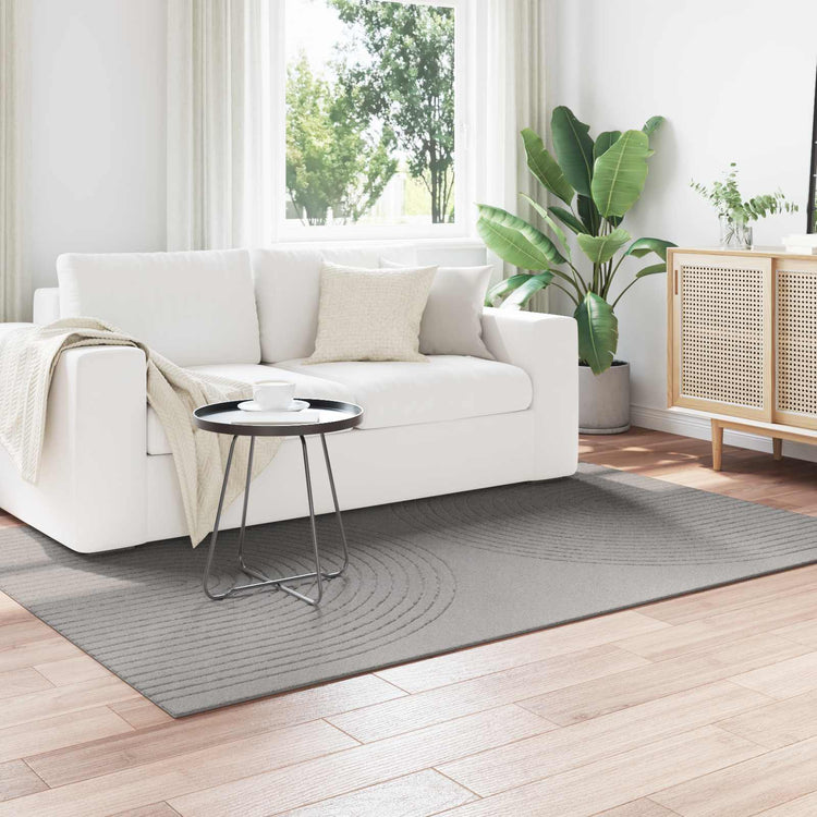 Vidaxx tapis rectangulaire huarte gris 170 x 120 cm polyester