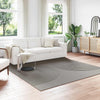Vidaxx tapis carré huarte gris 240 x 240 cm polyester