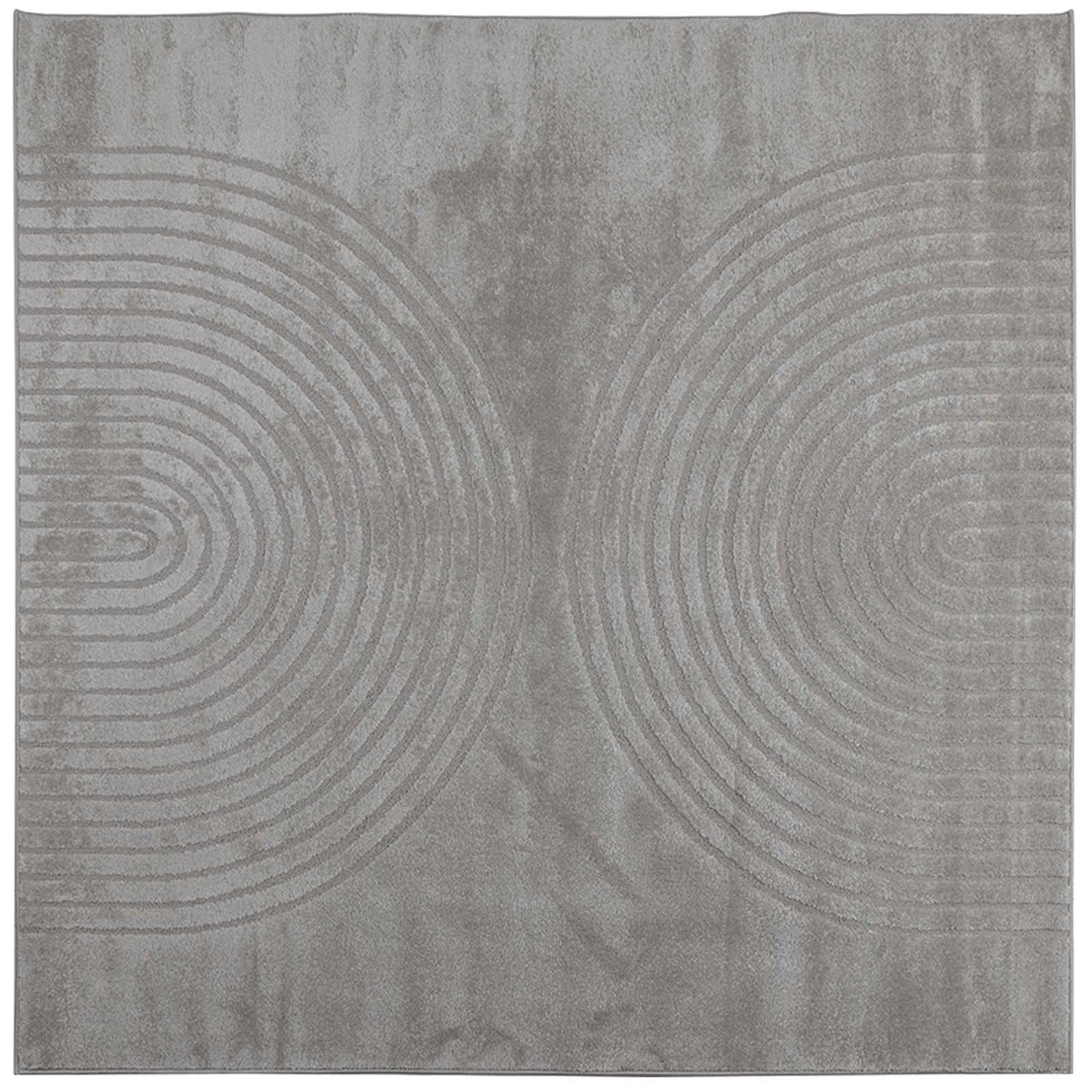 Vidaxx tapis carré huarte gris 240 x 240 cm polyester