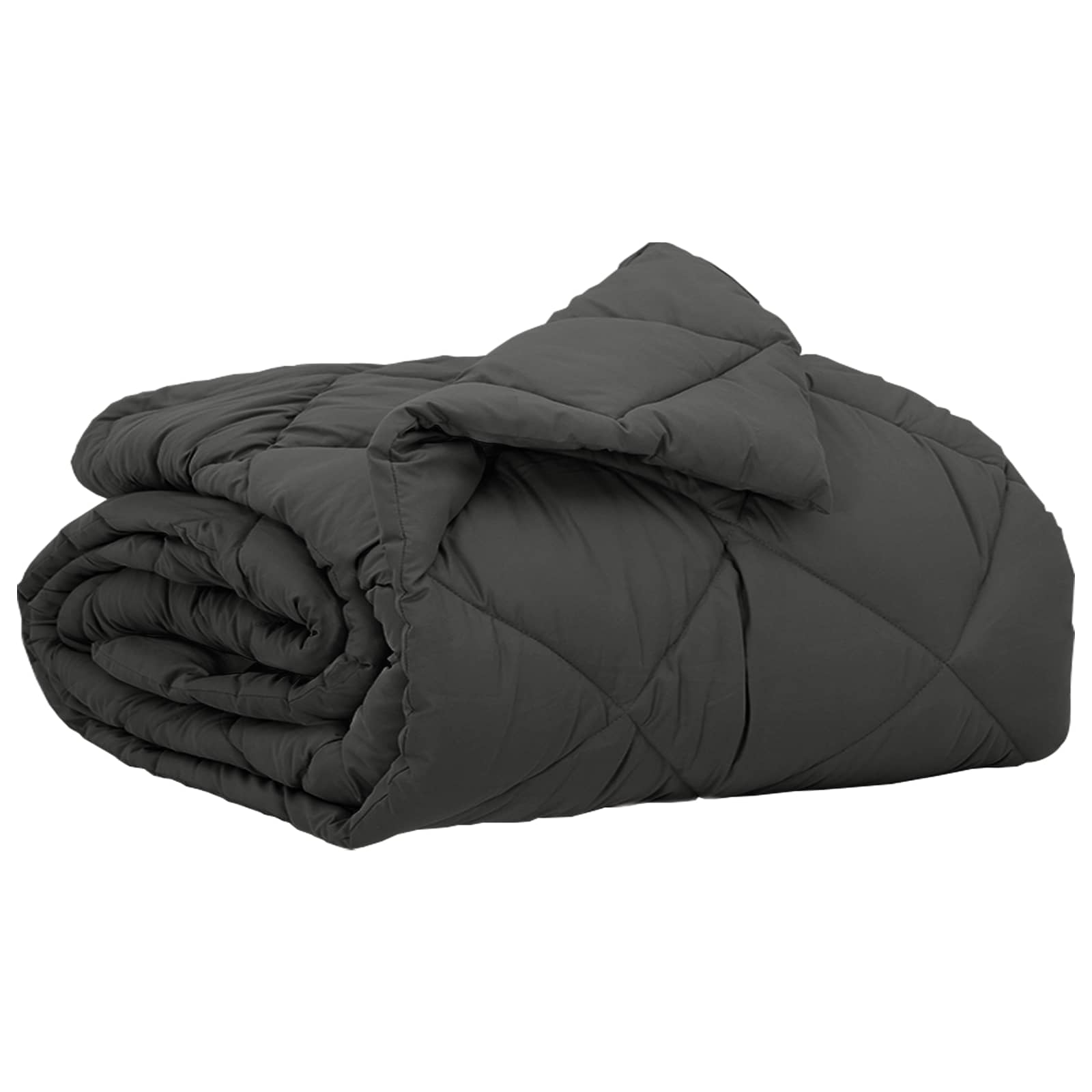 Vidaxl couette d'été anthracite 200 x 155 cm microfibre